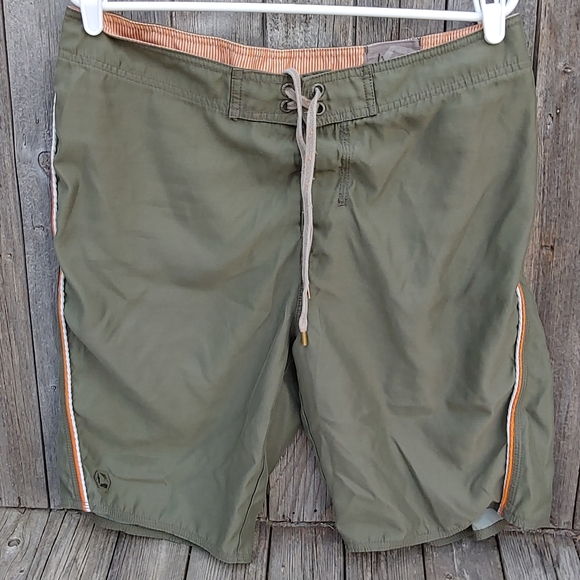 Old Navy Other - Old Navy Army Green & Orange Board Shorts